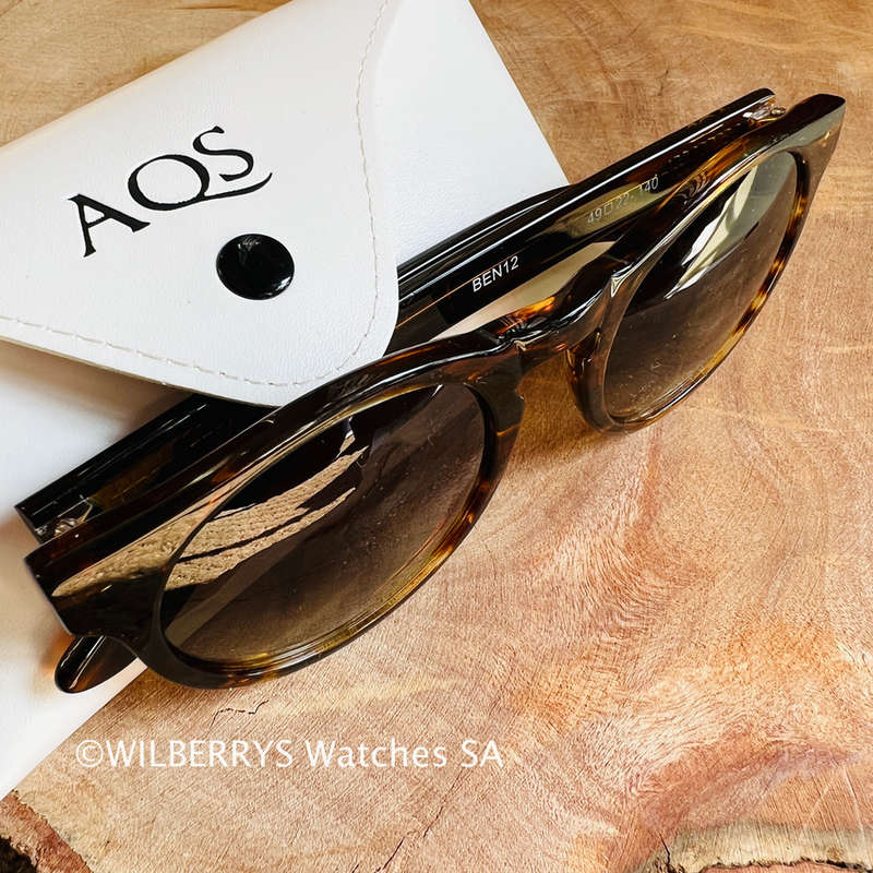 rrp R3999.00 AQUASWISS Men`s Benni Acetate Round Gradient Lens Sunglasses **100% AUTHENTIC, NEW!!