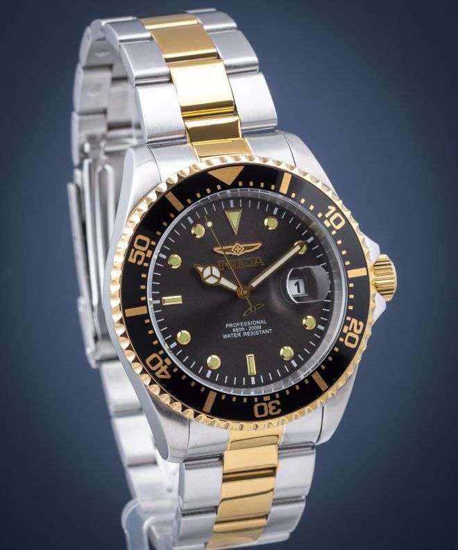 wow!! rrp R5,999.00 INVICTA MEN`S Sea Urchin Two Tone Oyster 200m Dive Watch BRAND NEW