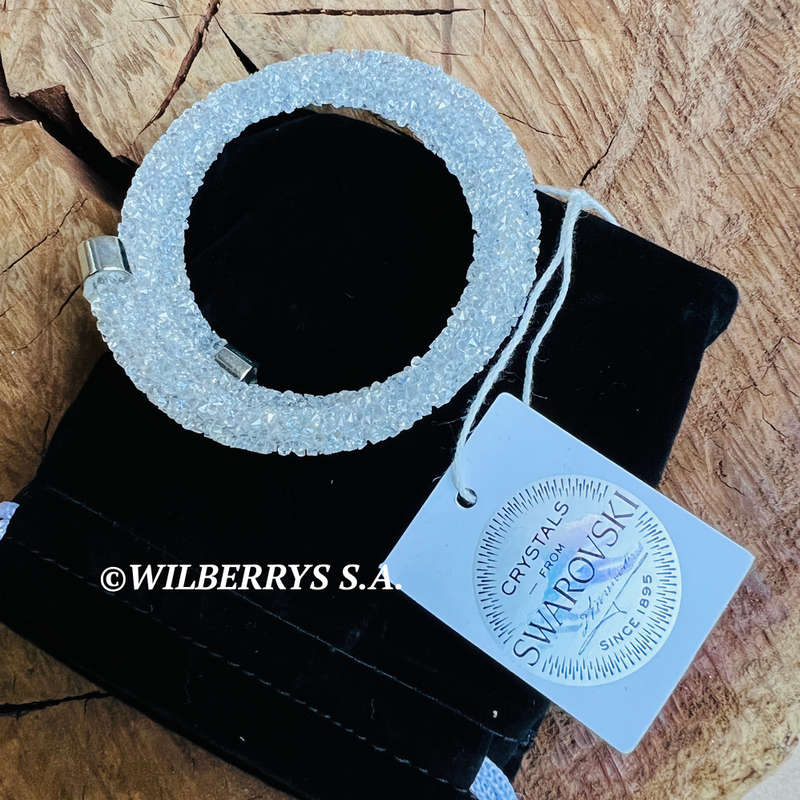 late entry! Retail: R1250.00 LONDON JEWELLERS Brilliance CRYSTALS FROM SWAROVSKI Sugar Snow bracelet