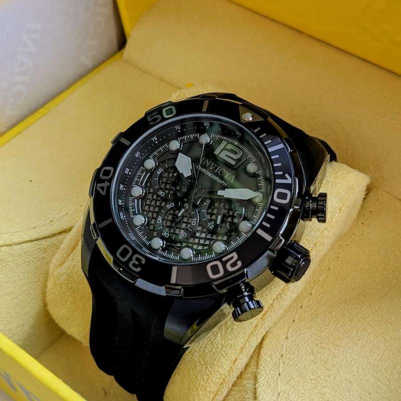 omg!! rrp R7,999.00 INVICTA MEN`S War Lord TWISTED METAL Black Edition Chronograph Watch BRAND NEW