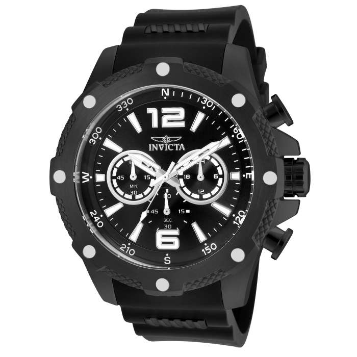wow!! rrp R7,999.00 INVICTA Special Forces Ionic Black and Silicon Chronograph Watch NEW