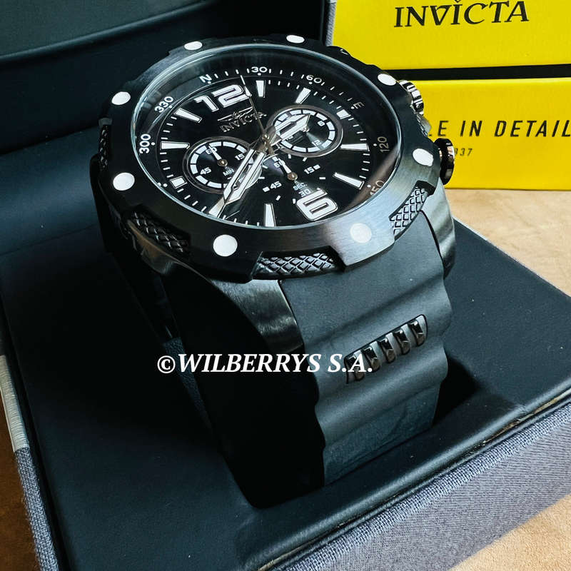 wow!! rrp R7,999.00 INVICTA Special Forces Ionic Black and Silicon Chronograph Watch NEW