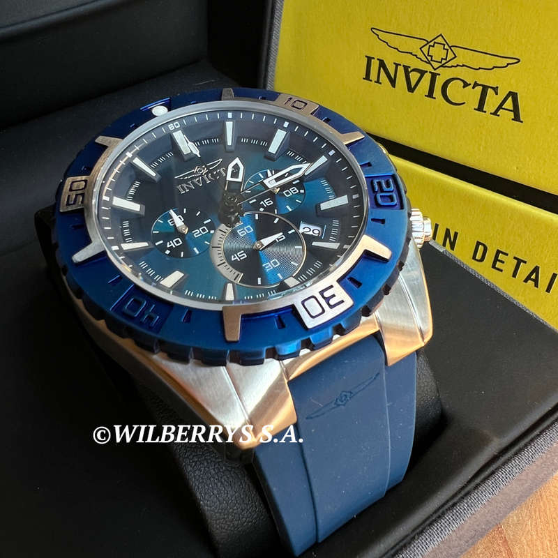 omg!! rrp R7,999.00 INVICTA MEN`S FLIGHT INSTRUMENT 49mm SILVER / ARCTIC BLUE Watch BRAND NEW
