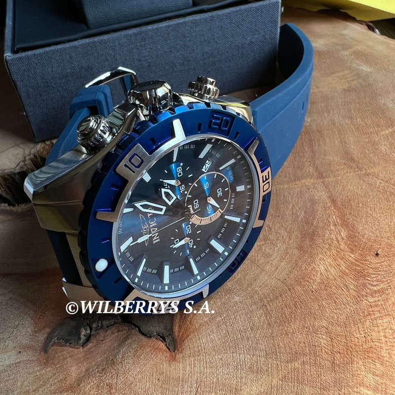 omg!! rrp R7,999.00 INVICTA MEN`S FLIGHT INSTRUMENT 49mm SILVER / ARCTIC BLUE Watch BRAND NEW