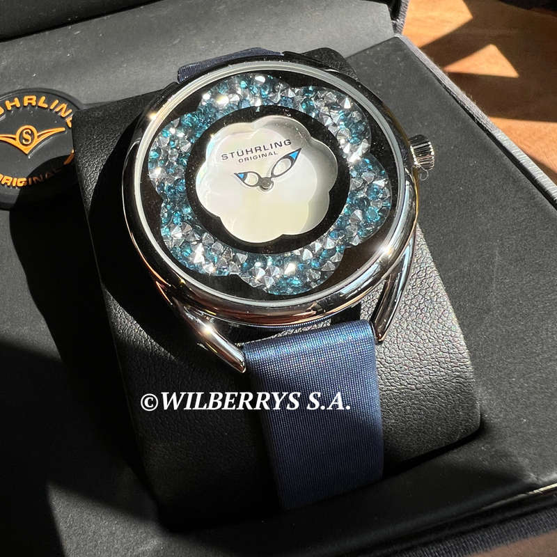 ****MUST SEE*** R5,999.00 STUHRLING ORIGINAL® Women`s  Floral Crystal Float Watch