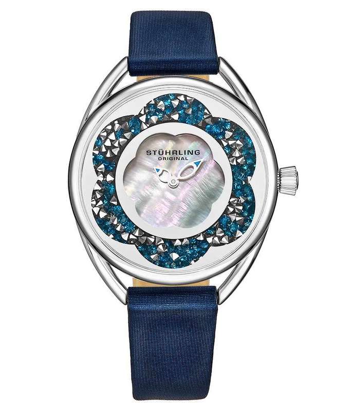 ****MUST SEE*** R5,999.00 STUHRLING ORIGINAL® Women`s  Floral Crystal Float Watch