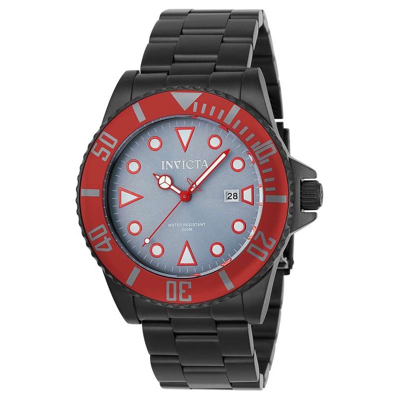 Invicta Men`s Sea Urchin Slate / Black 200m Dive 44mm Watch