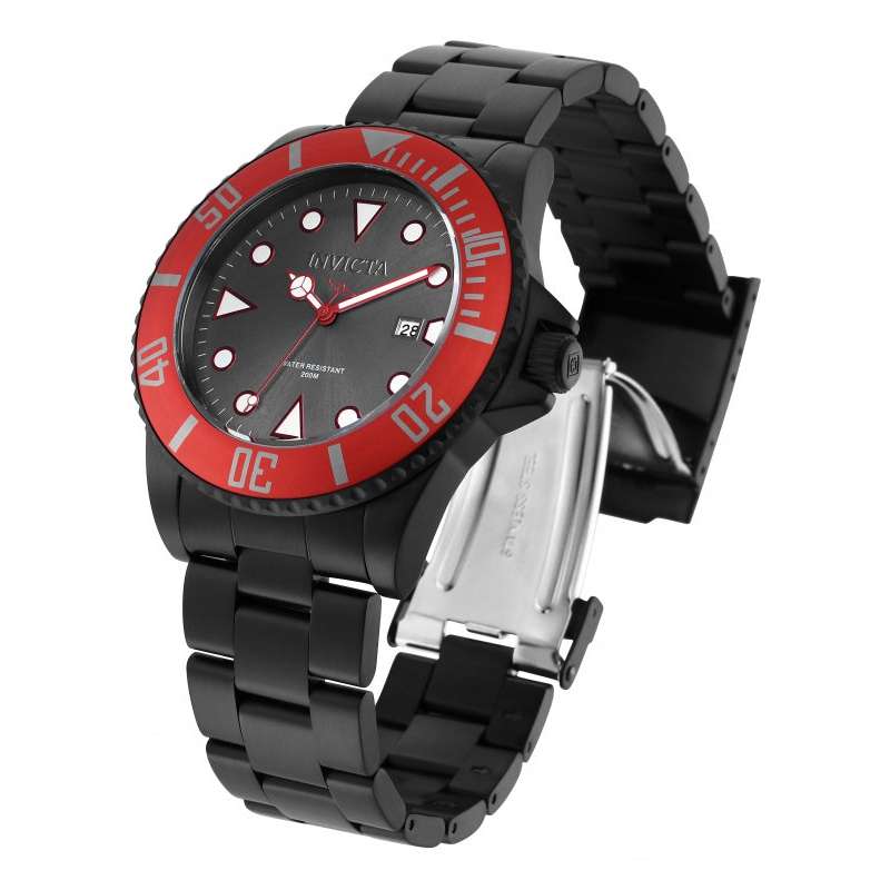 Invicta Men`s Sea Urchin Slate / Black 200m Dive 44mm Watch