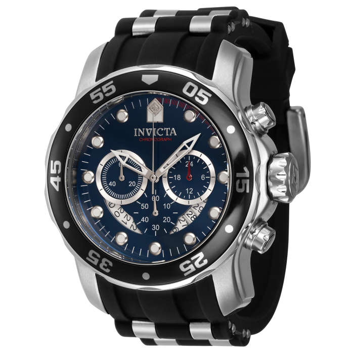 INVICTA MENS COLOSSUS GRAND PRIX GP 50mm SILVER / BLACK Watch BRAND NEW