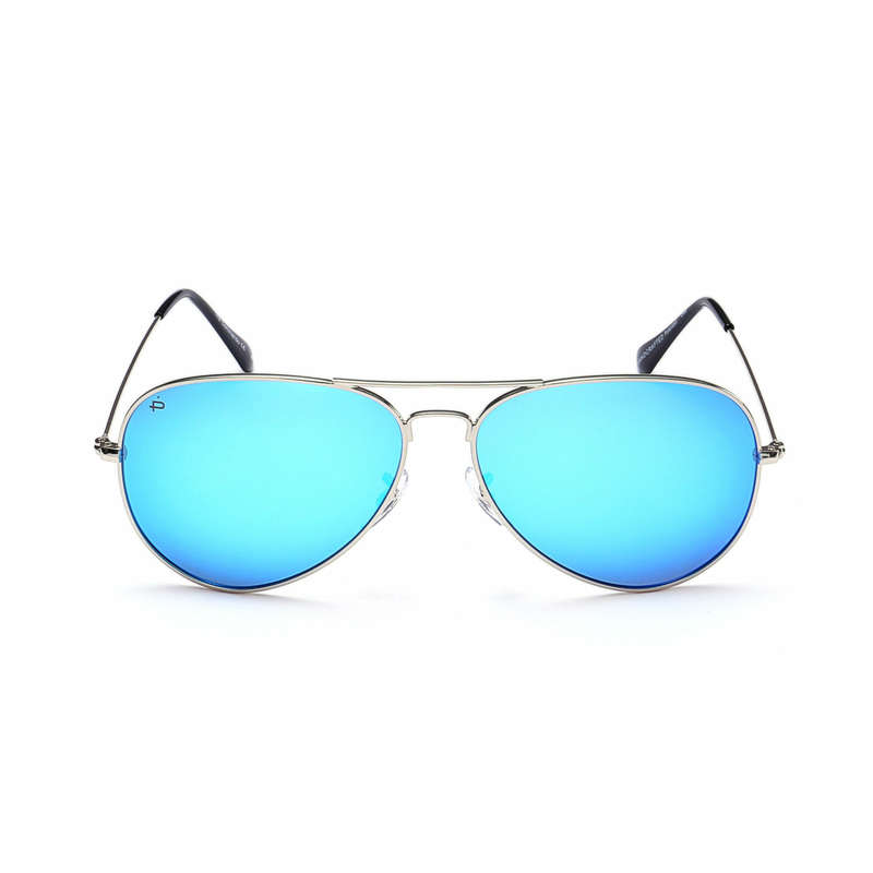 LOOK! PRIVE REVAUX Mens JAMIE FOXX COMMANDO MIRROR / Palladium / Polarized Sunglasses