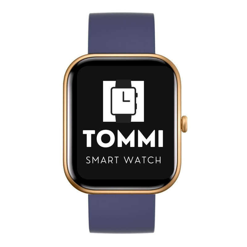 rrp: R2,500.00 T&F LONDON the TOMMI smart watch | Sugar, Bluetooth calling, health!! rose gold/blue