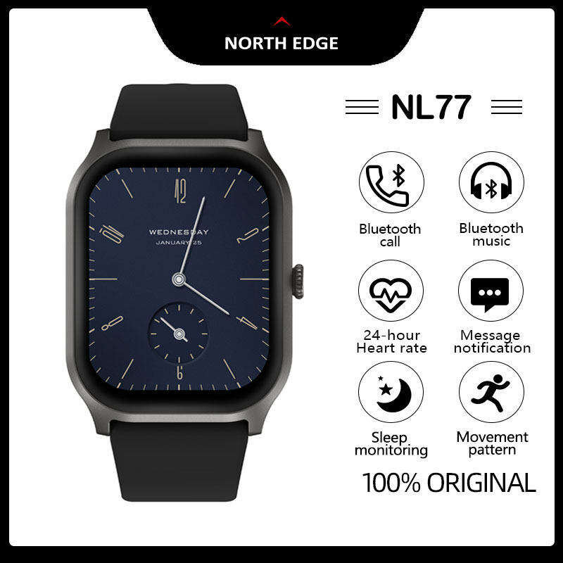 rrp: R2,500.00 NORTH EDGE Wrist Ready NL77 Bluetooth Smart Watch Feather light grey