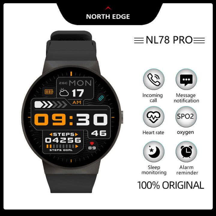 rrp: R2,500.00 NORTH EDGE Wrist Ready NL77 Bluetooth Smart Watch Gold