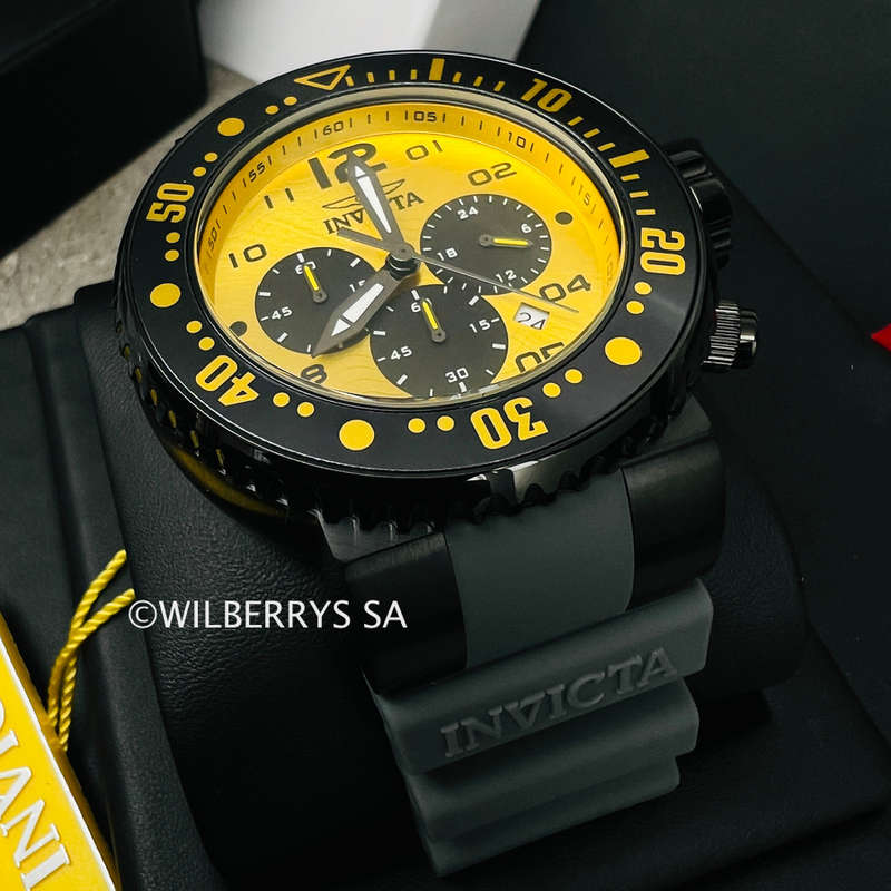 THICK build MONSTER !! rrp R8,999.00 INVICTA MEN PD HUNTER DIVER WATCH SILICONE STRAP NEW