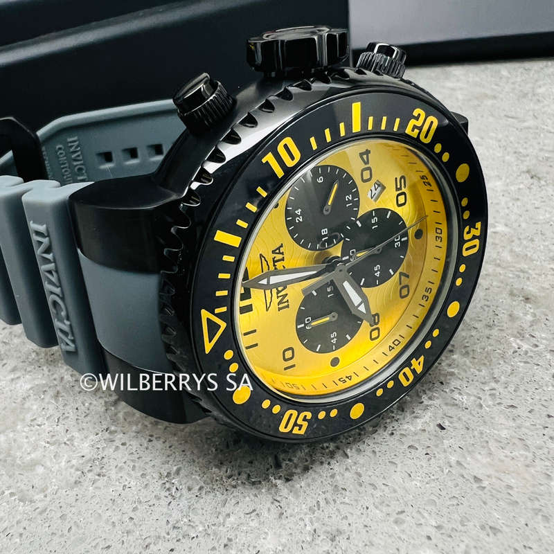 THICK build MONSTER !! rrp R8,999.00 INVICTA MEN PD HUNTER DIVER WATCH SILICONE STRAP NEW