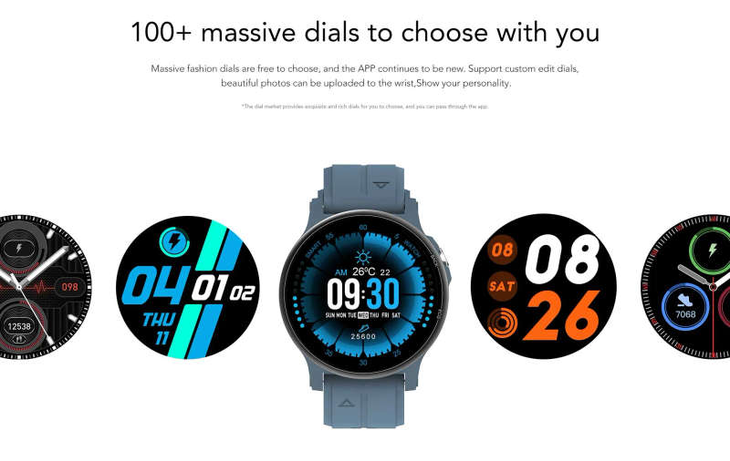 NORTH EDGE Ultima Bluetooth Calling ECG Smart Watch NAVY BLUE
