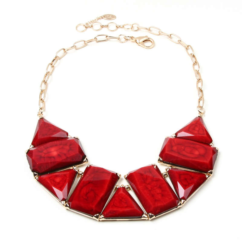 HOT! Must see! Retail: R1,500.00 AMRITA NEW YORK Blair Necklace Ruby