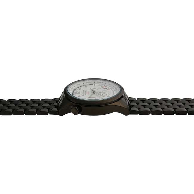 Retail: £775/ R13,000.00 Krug-Baumen Men's Air Explorer Diamond  NIGHT HAWK BLACK Ltd Edition Chrono