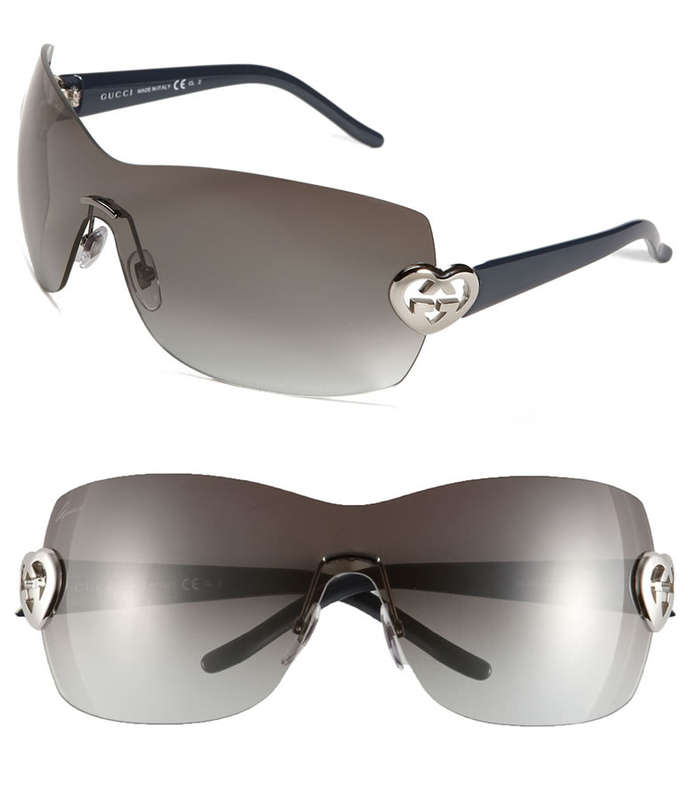 **R5,999.00** GUCCI Women's Rimless Heart Logo Sunglasses Ruthenium (Bidding opens @ R1)