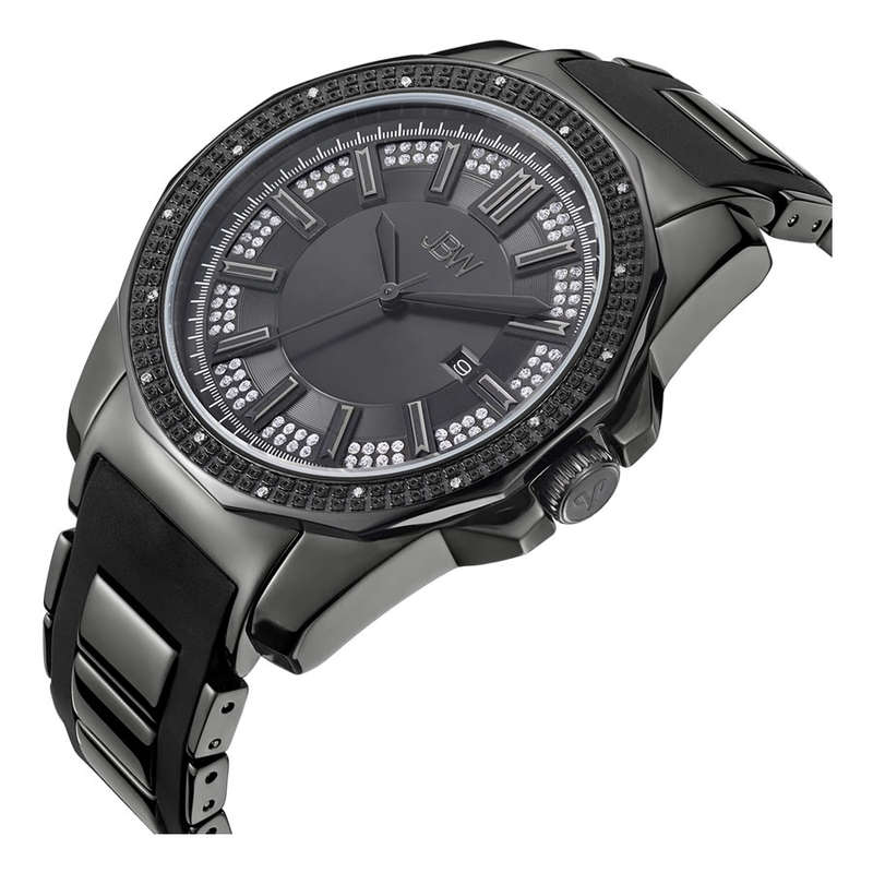 Retail: $815 /R9,799.00 JBW Men's Regal with 16 Diamonds and Ionized Sillicobe Watch