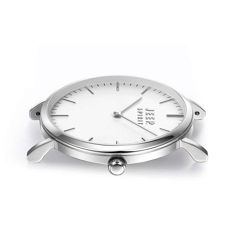 JEEP Women's Spirit Lady Freedom Baby Blue Genuine Leather Watch BRAND NEW IN BOX