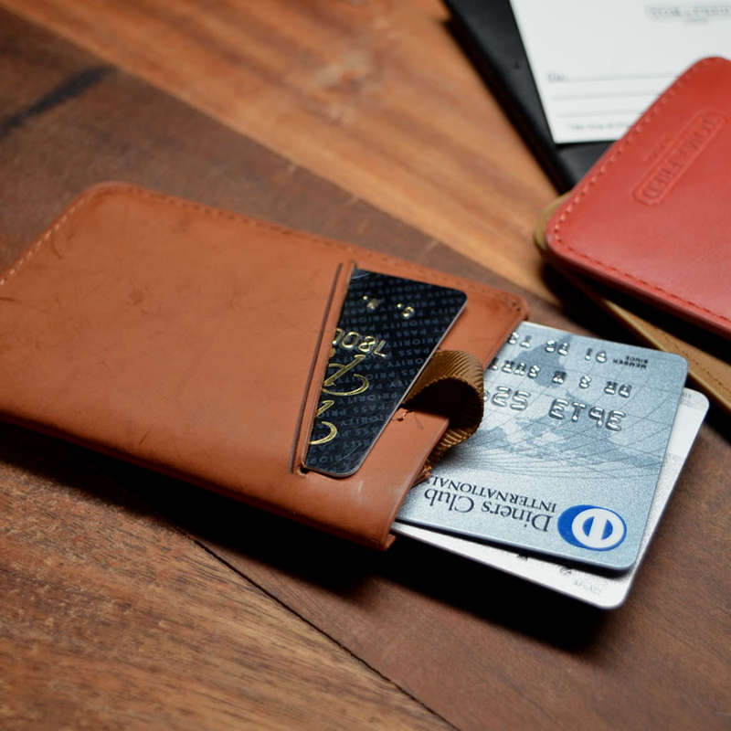 *the FAST wallet* TOM & FRED London® "Freddy Junior" Genuine British Leather Pocket Wallet