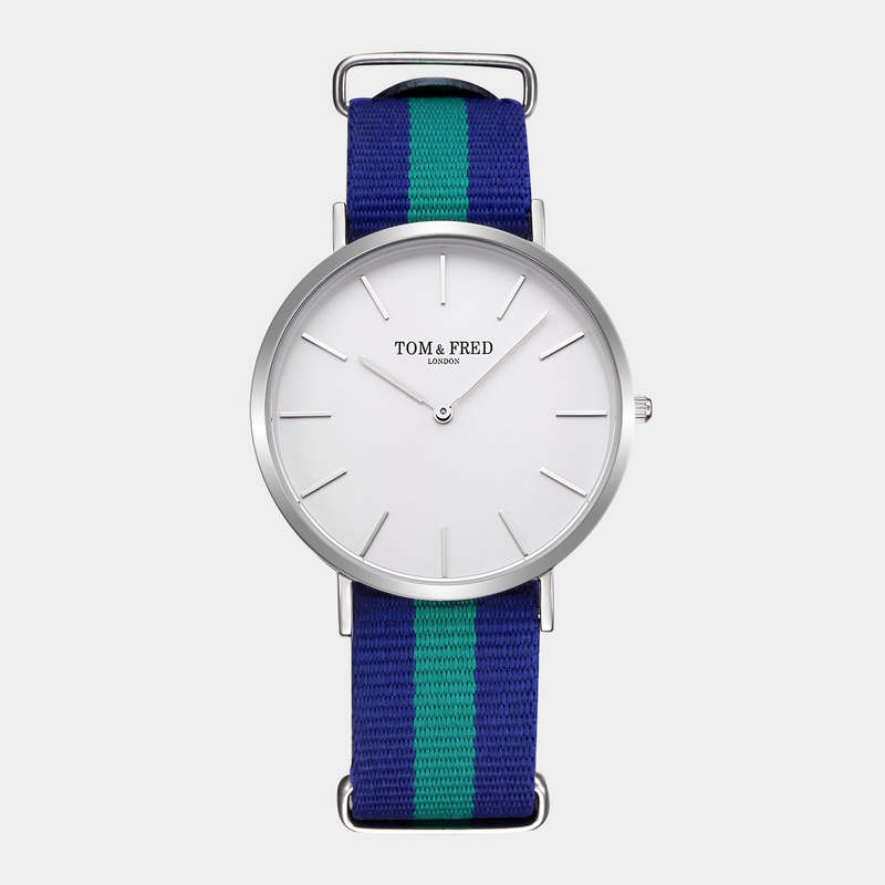 TOM & FRED London Men's McEnroe Swiss Slimline British Watch **Brand new**