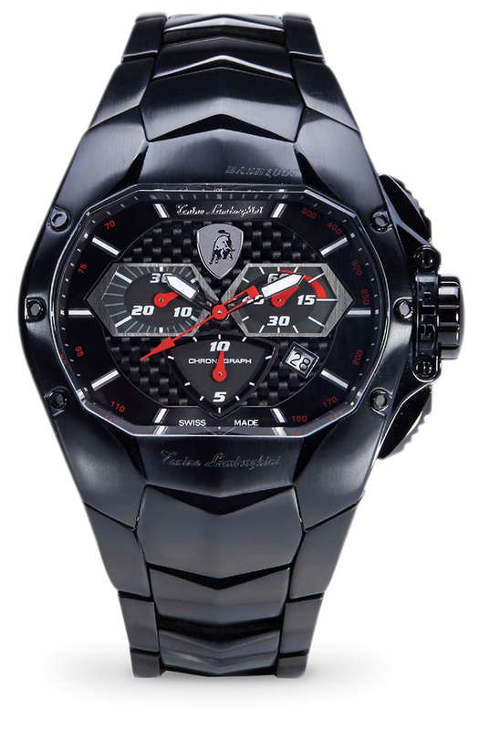 R24,999.00** TONINO LAMBORGHINI "GT" PHANTOM BLACK Chronograph Watch 100% GENUINE + BRAND NEW