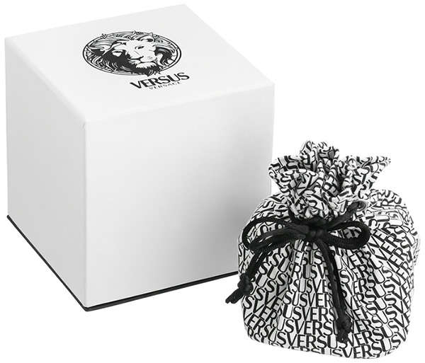 VERSUS by VERSACE Men's Riverdale Ionized Chronograph Canvas Strap Watch NEW IN BOX + PAPERS