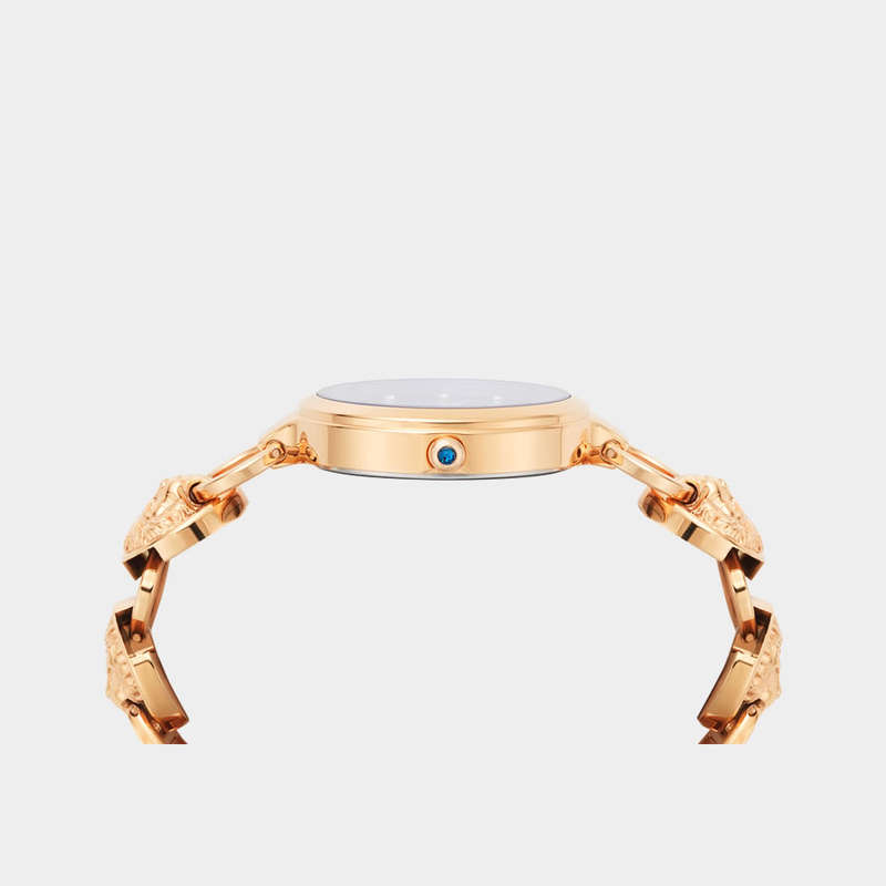 VERSACE Lady Versus Broadwood Lion Head Rose Gold pl. Watch BRAND NEW IN BOX + PAPERS