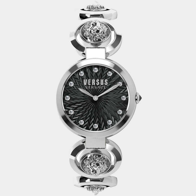 Retail: R6102.50 VERSACE Women's Champs De Eluise Black Dial Watch NEW IN BOX