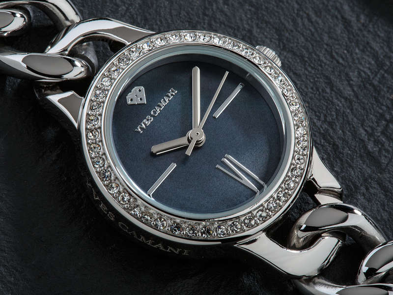 YVES CAMANI Women's Burgaudine 45x Zirconia Watch *HIGH CLASS LUXURY*