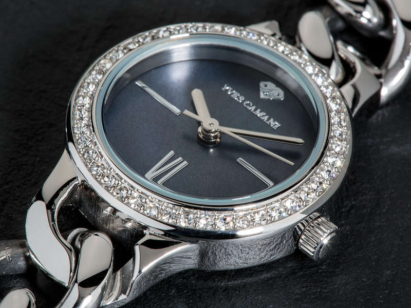 YVES CAMANI Women's Burgaudine 45x Zirconia Watch *HIGH CLASS LUXURY*
