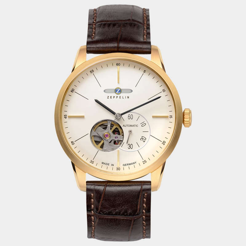 Retail: R6164.46 ZEPPELIN GERMANY Men's Flatline Automatic Watch Brand New!!!!!