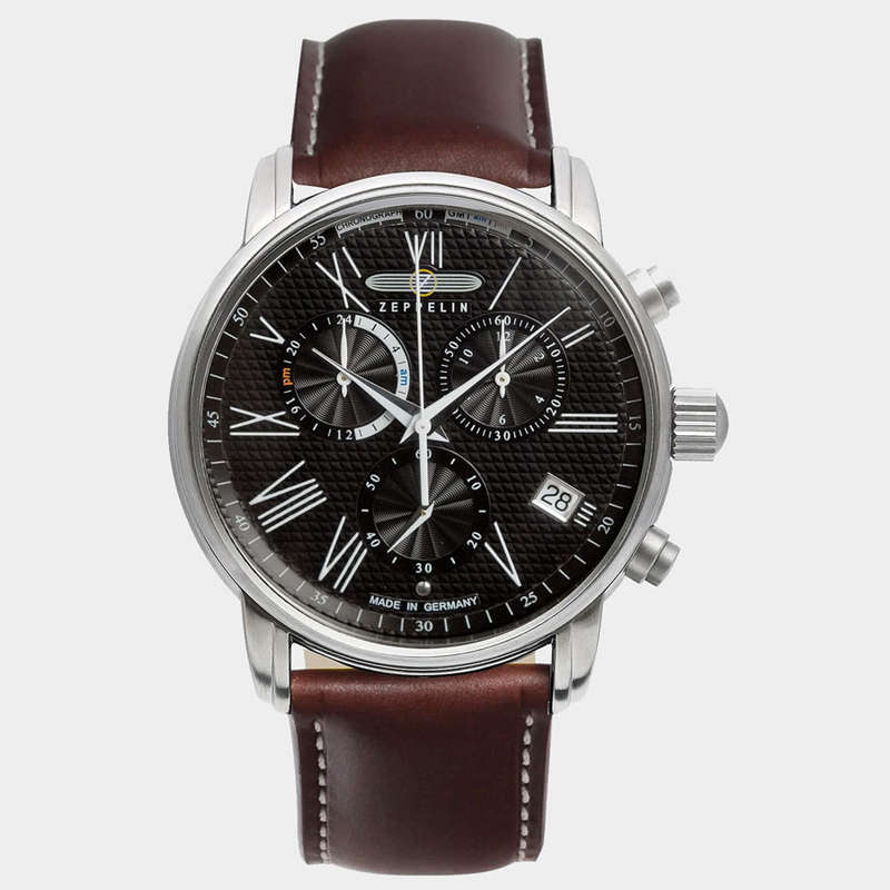 Retail: R7169.00 ZEPPELIN GERMANY MEN'S TRANSATLANTIC CHRONOGRAPH WATCH NEW, BOXED