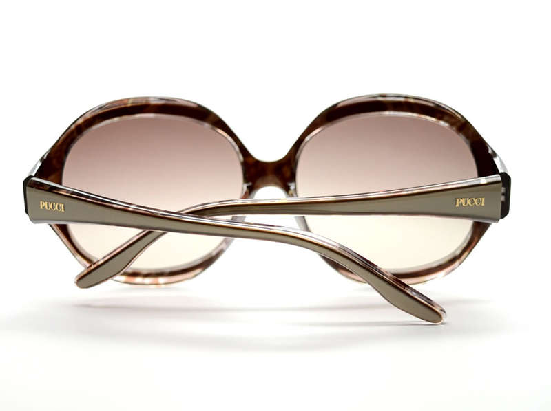 EMILIO PUCCI Women's Olive Green Vintage Hollywood Sunglasses 100% GENUINE, NEW with papers!! HOT!!