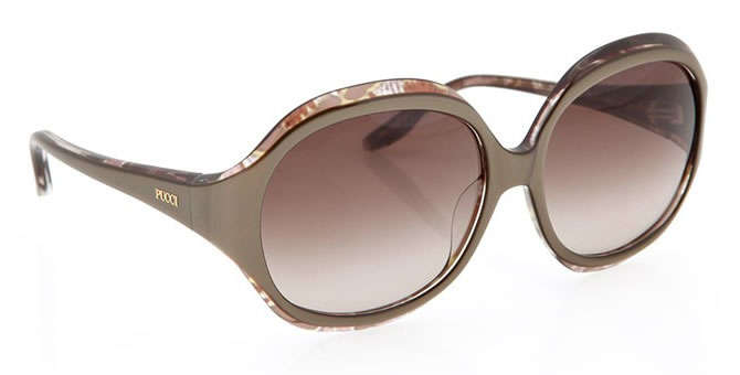 EMILIO PUCCI Women's Olive Green Vintage Hollywood Sunglasses 100% GENUINE, NEW with papers!! HOT!!