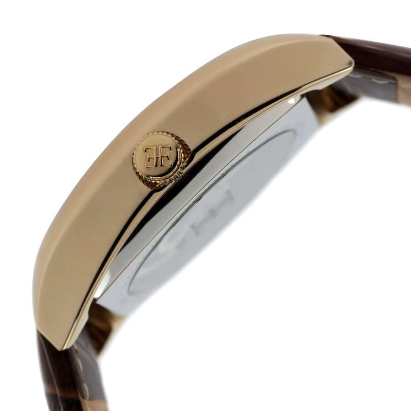 THOMAS EARNSHAW 1805 "Holborn" AUTOMATIC 18k Plated TONNEUX Watch *Exclusive W/ BOX AND PAPERS
