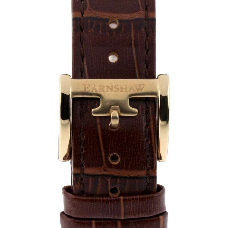 THOMAS EARNSHAW 1805 "Holborn" AUTOMATIC 18k Plated TONNEUX Watch *Exclusive W/ BOX AND PAPERS