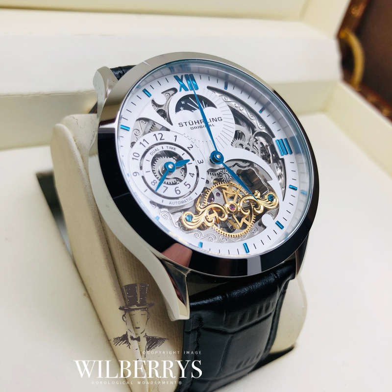 Retail: R8,699.00 STUHRLING ORIGINAL® Men's SPECIAL POWER RESERVE Automatic Watch