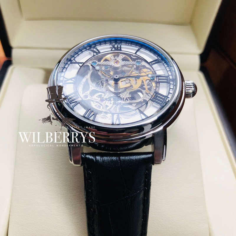 Retail: R7,200.00 Earnshaw 1805 London Longcase Master of Complications Automatic Skeleton Watch