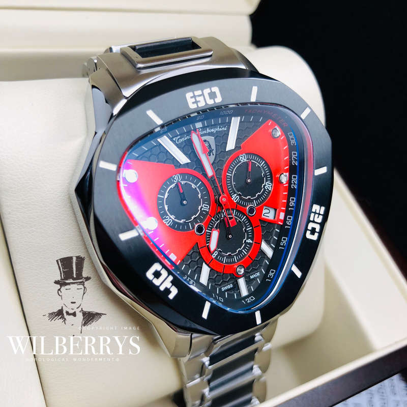 Retail: R24,000.00 Tonino Lamborghini Spyder C Chronograph Watch 100% GENUINE + BRAND NEW