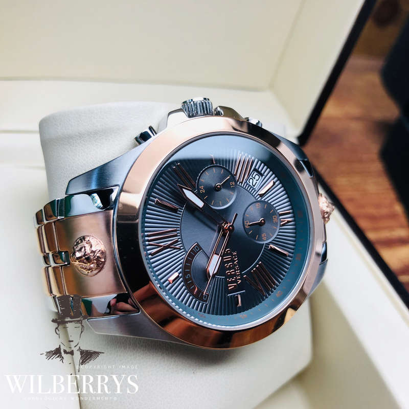 Retail: R6,999.00 VERSACE MEN'S CHRONO LION VERSUS CHRONOGRAPH WATCH BRAND NEW IN BOX
