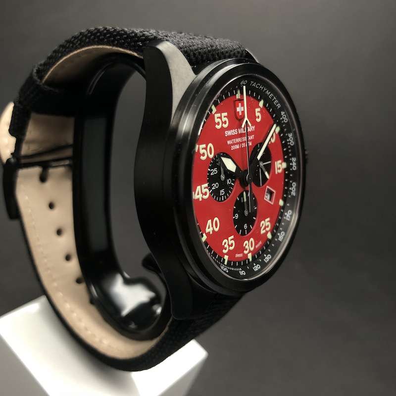 R14,999.00** CX Swiss Military MEN'S Hawk Nero Chronograph Watch Brand New!!!!!