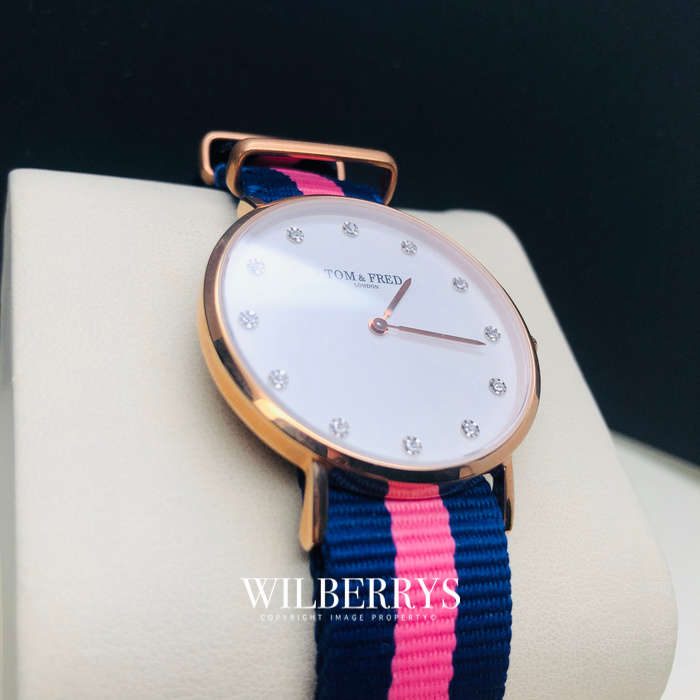 Retail: R2,999.00 TOM & FRED of LONDON Women's Torty Crystal Swiss Movement Watch
