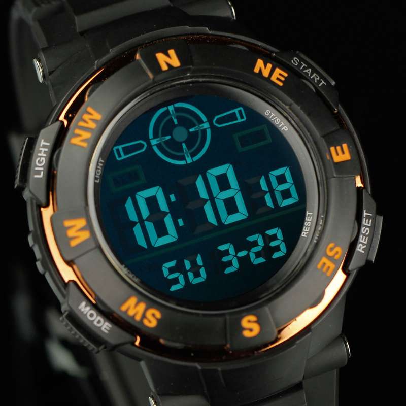 INFANTRY MILITARY CO. Border Digital Silicon Watch Brand new BOXED, FULLY LOADED!