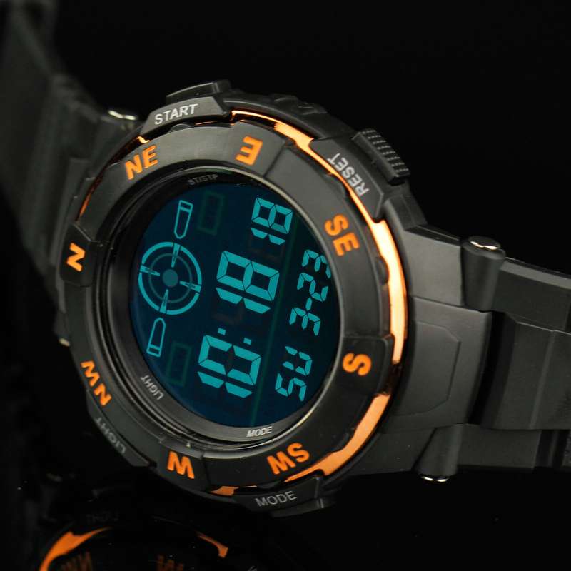 INFANTRY MILITARY CO. Border Digital Silicon Watch Brand new BOXED, FULLY LOADED!