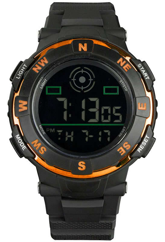 INFANTRY MILITARY CO. Border Digital Silicon Watch Brand new BOXED, FULLY LOADED!