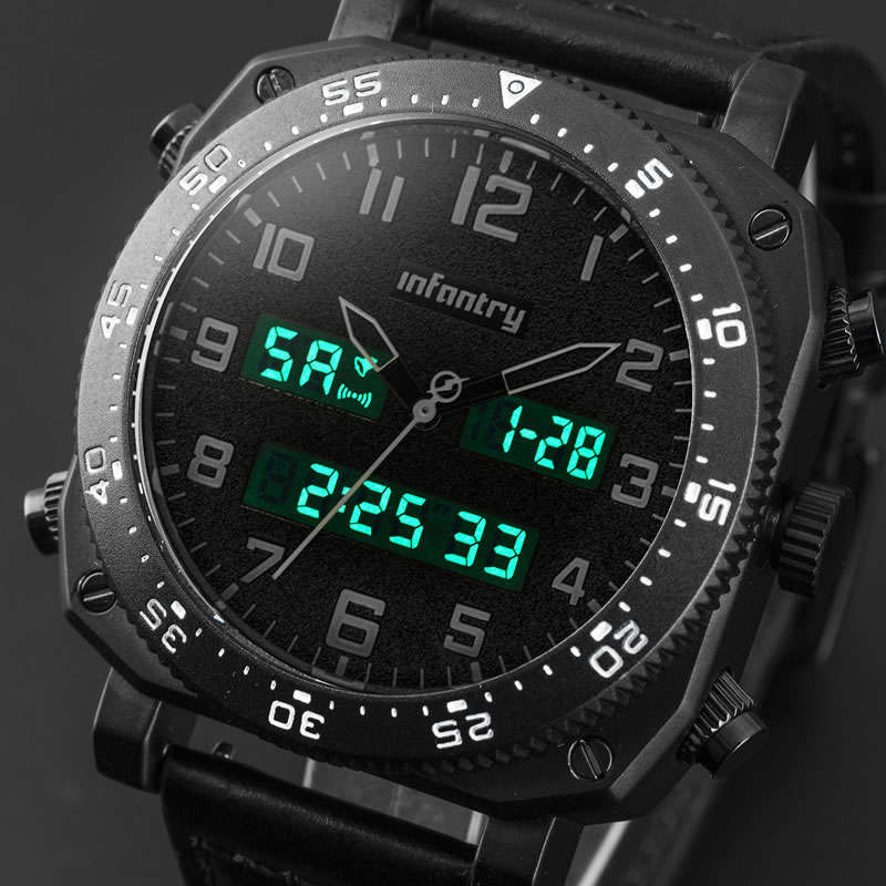 Retail: R2,300.00 INFANTRY MILITARY CO. Uni-Bomber Watch Brand new BOXED, FULLY LOADED!