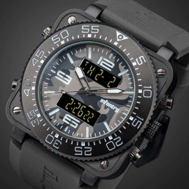 Infantry Military Co. Tank 47mm BIG BLACK HAWK Watch Brand new BOXED, FULLY LOADED! Exclusive